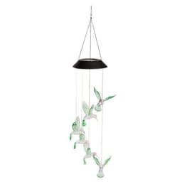 image-Solar Hummingbird Wind Chime Garden Light Outdoor Waterproof LED