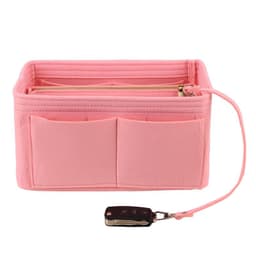 image-Felt Cosmetic Storage Bag Desktop Organizer Cube Shape