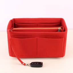 image-Felt Cosmetic Storage Bag Desktop Organizer Cube Shape