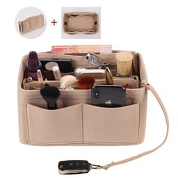 image-Felt Cosmetic Storage Bag Desktop Organizer Cube Shape