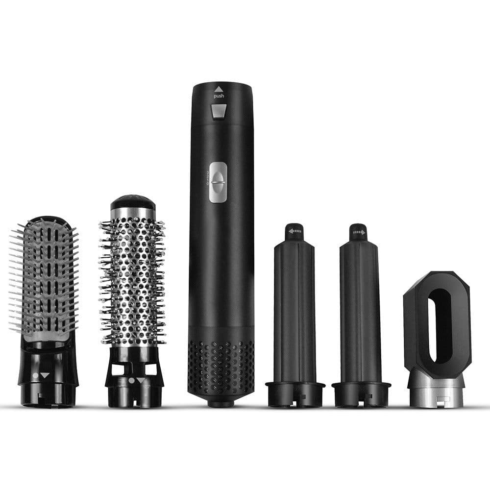 image-Multifunctional Hot Air Brush Hair Dryer Straightener Comb 1000W