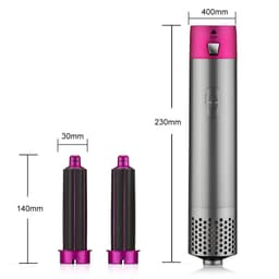 image-Multifunctional Hot Air Brush Hair Dryer Straightener Comb 1000W