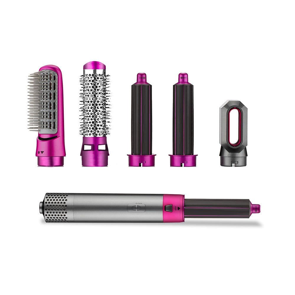 image-Multifunctional Hot Air Brush Hair Dryer Straightener Comb 1000W