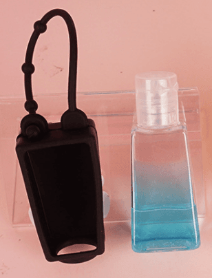 image-Cartoon Silicone Hand Sanitizer Bottle Holder with Cover