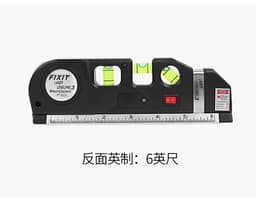 image-Laser Level Multifunctional Cross Line with Right Angle Measurement