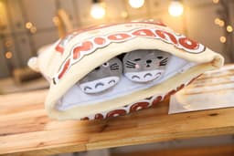 image-My Neighbor Totoro Plush Pillow Bag with 8 Small Dolls 50x40cm
