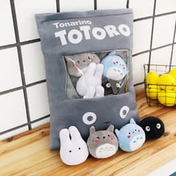 image-Plush Chinchilla Snack Pillow Toy Set 50x40cm 8 Dolls