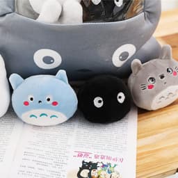 image-Plush Chinchilla Snack Pillow Toy Set 50x40cm 8 Dolls