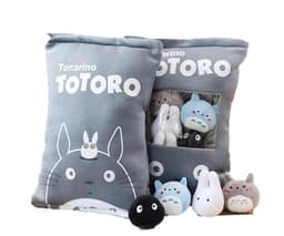 image-Plush Chinchilla Snack Pillow Toy Set 50x40cm 8 Dolls