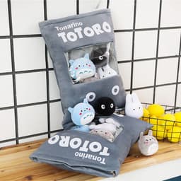 image-Plush Chinchilla Snack Pillow Toy Set 50x40cm 8 Dolls