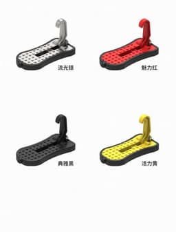 image-SEBTER Aluminum Alloy Car Door Step Pedal with Safety Hammer Green