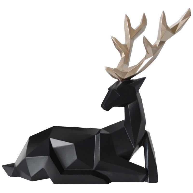 image-Nordic Deer Resin Decoration Figurine for Living Room & Home Decor