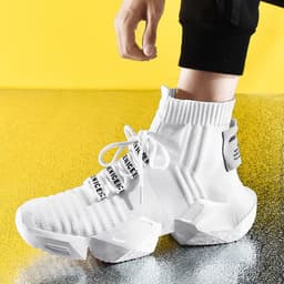 image-Minsi Shuji Men's Casual Running Sneakers Solid Color EVA Sole