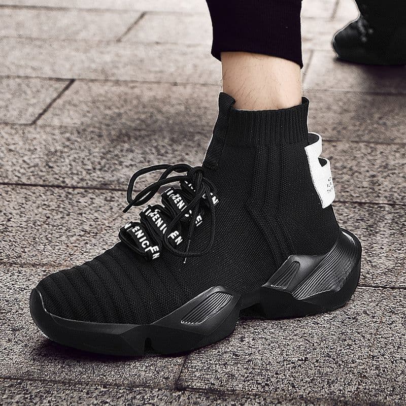 image-Minsi Shuji Men's Casual Running Sneakers Solid Color EVA Sole