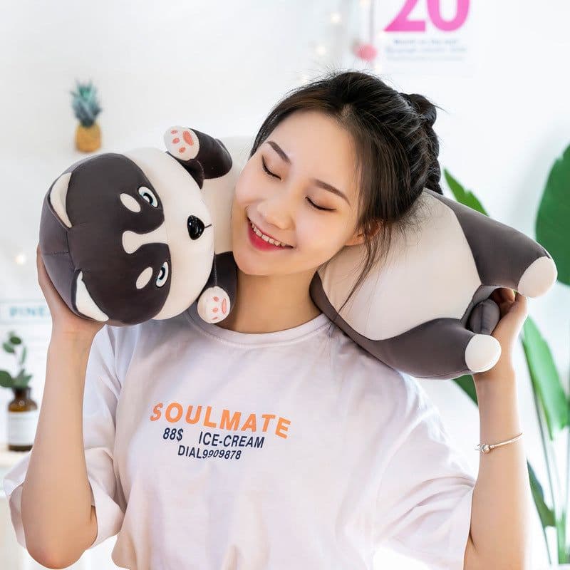 image-Husky Plush Toy Doll 150cm Fiber Cotton Stuffed Animal Pillow