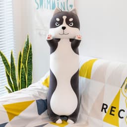 image-Husky Plush Toy Doll 150cm Fiber Cotton Stuffed Animal Pillow