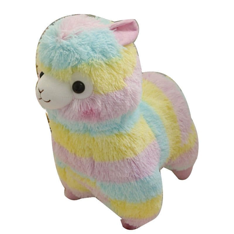 image-Plush Alpaca Doll Toy 50cm Colorful Stuffed Animal Gift