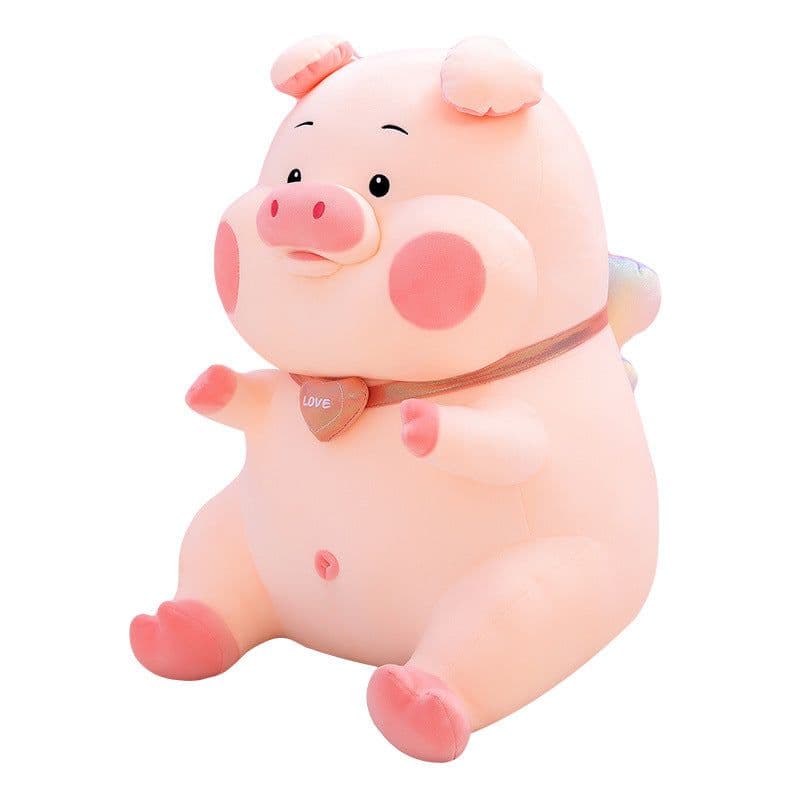 image-Pink Pig Plush Toy Pillow Removable Washable 80cm
