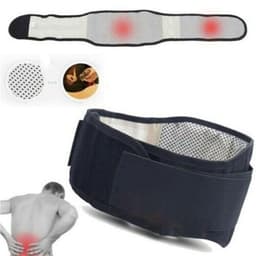 image-Tourmaline Heating Waist Support Belt with Steel Plate XL