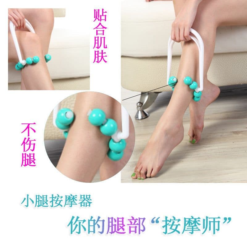 image-Dahe 3358 Acupuncture Stick Calf Massager Mini Ball Leg Meridian Brush