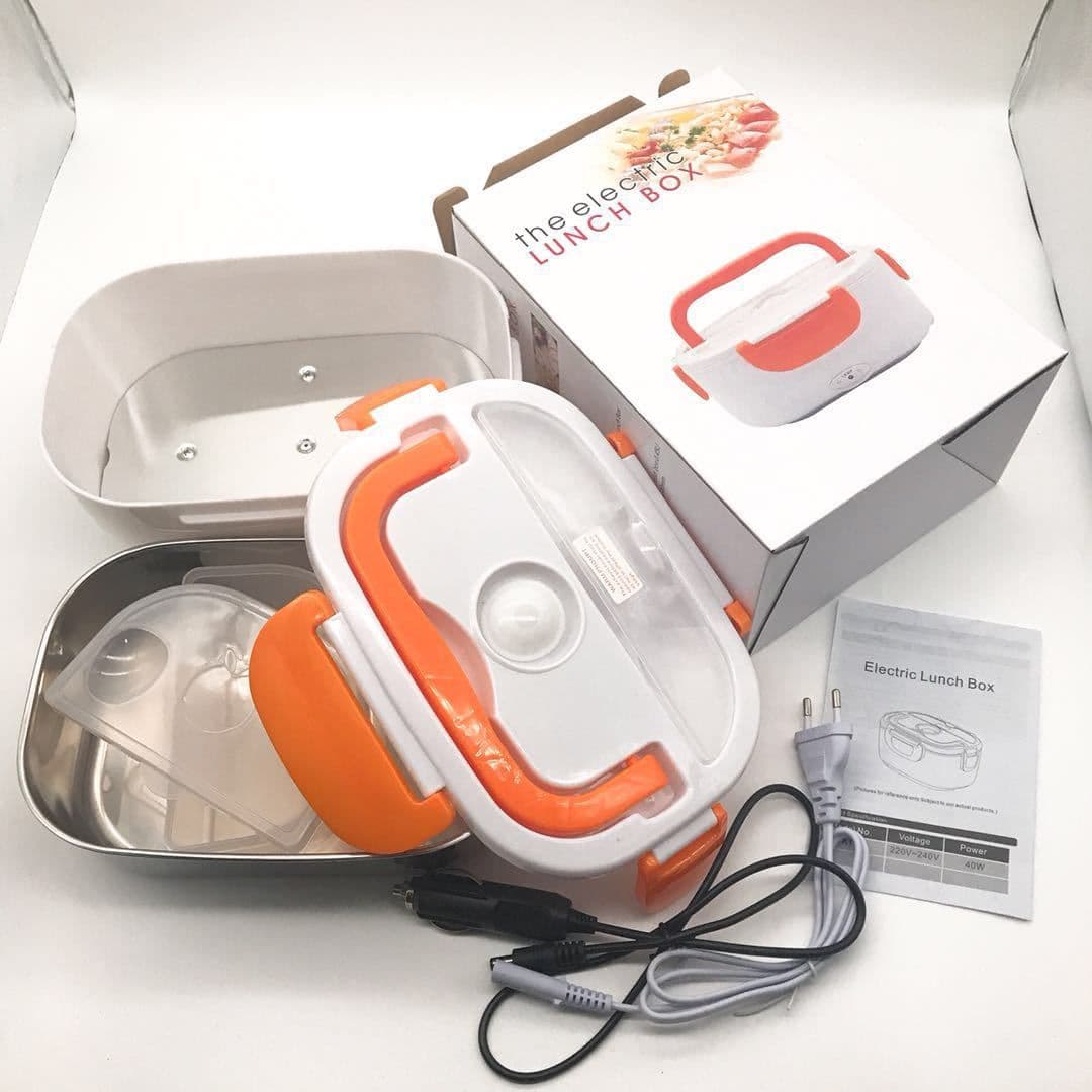 image-Electric Lunch Box DFH-001 Stainless Steel 1.5L 40W Dual Voltage
