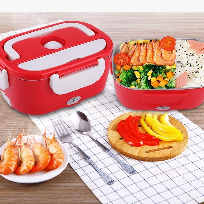 image-Electric Lunch Box DFH-001 Stainless Steel 1.5L 40W Dual Voltage