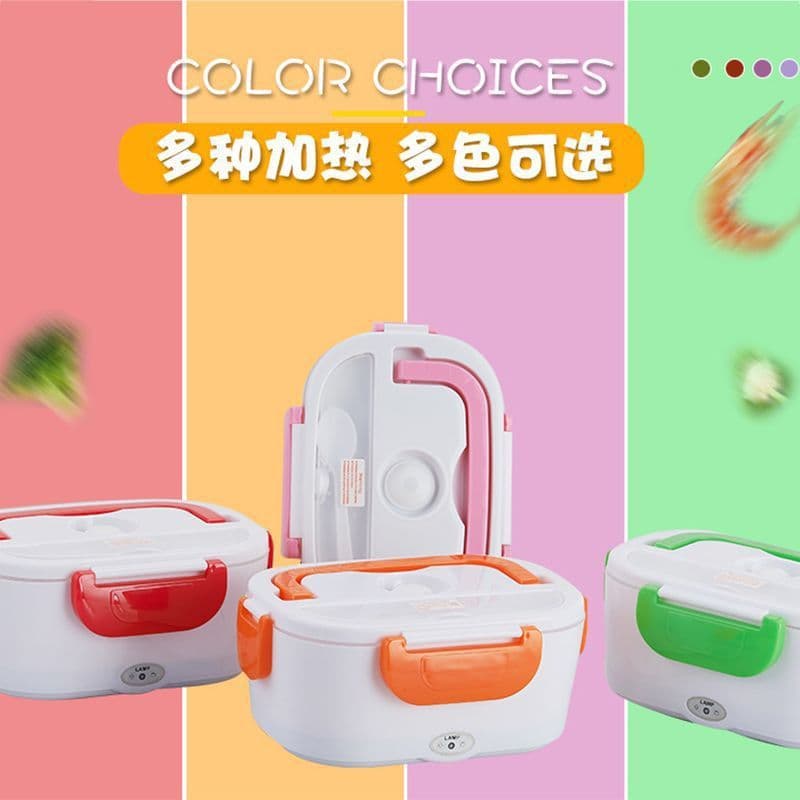 image-Electric Lunch Box DFH-001 Stainless Steel 1.5L 40W Dual Voltage