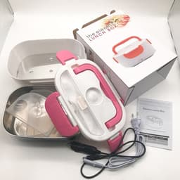image-Electric Lunch Box DFH-001 Stainless Steel 1.5L 40W Dual Voltage
