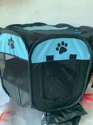 image-Cat Litter Box Tent - Foldable Washable Oxford Cloth Pet Enclosure