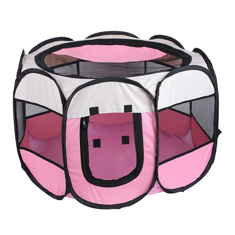 image-Cat Litter Box Tent - Foldable Washable Oxford Cloth Pet Enclosure