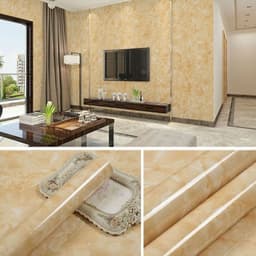 image-Marble Pattern Waterproof Self-Adhesive Kitchen Wallpaper Sticker