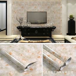image-Marble Pattern Waterproof Self-Adhesive Kitchen Wallpaper Sticker