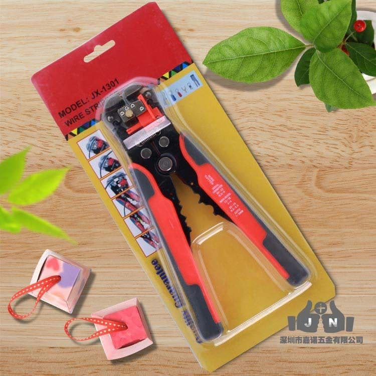image-TK1055 Automatic Wire Stripping Crimping Pliers 210mm Multifunctional