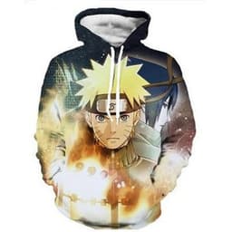 image-Naruto Dragon Ball 3D Print Hooded Sweater Unisex Fleece