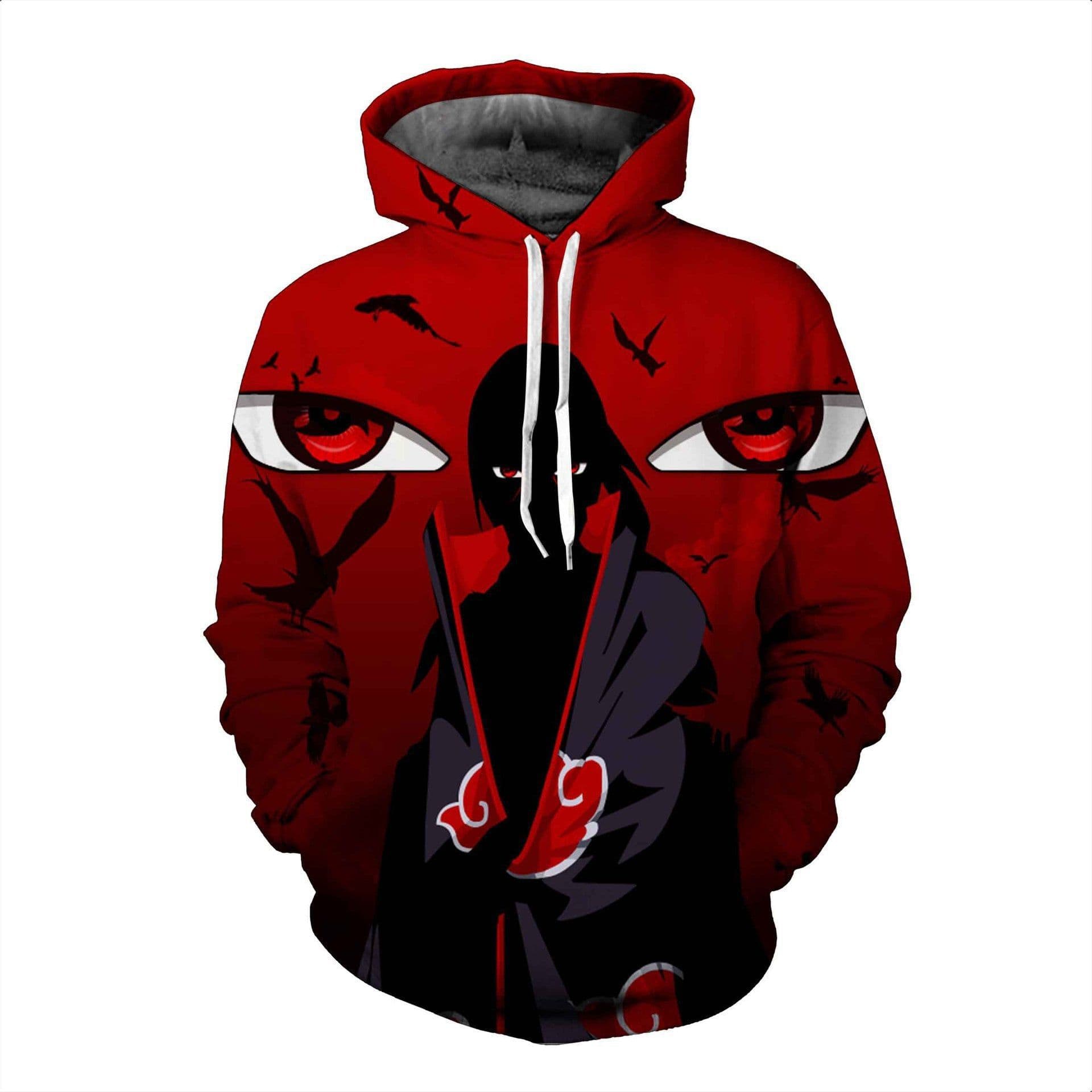 image-Naruto Dragon Ball 3D Print Hooded Sweater Unisex Fleece