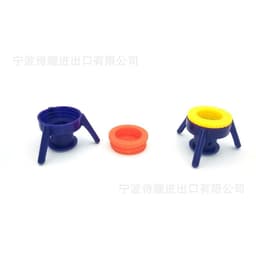 image-Sweetreats 6pcs Inverted Spice Bottle Holder Set Plastic Caps
