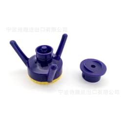 image-Sweetreats 6pcs Inverted Spice Bottle Holder Set Plastic Caps