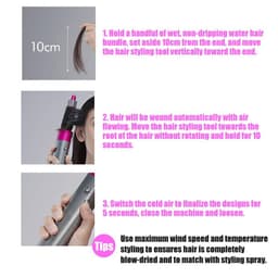 image-5-in-1 Hot Air Comb Automatic Hair Curler Straightener Black Tourmaline