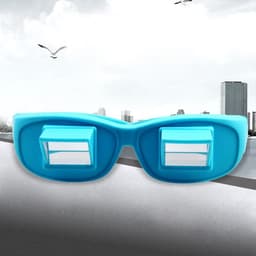 image-HD Horizontal Lazy Glasses Prism Spectacles for Reading and Watching