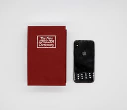 image-Book Safe Box Dictionary Style Small Password Storage Box