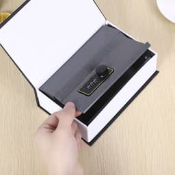image-Book Safe Box Dictionary Style Small Password Storage Box