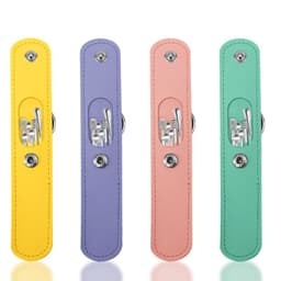 image-Stainless Steel Ear Pick Spoon 6-Piece Set with Portable Case