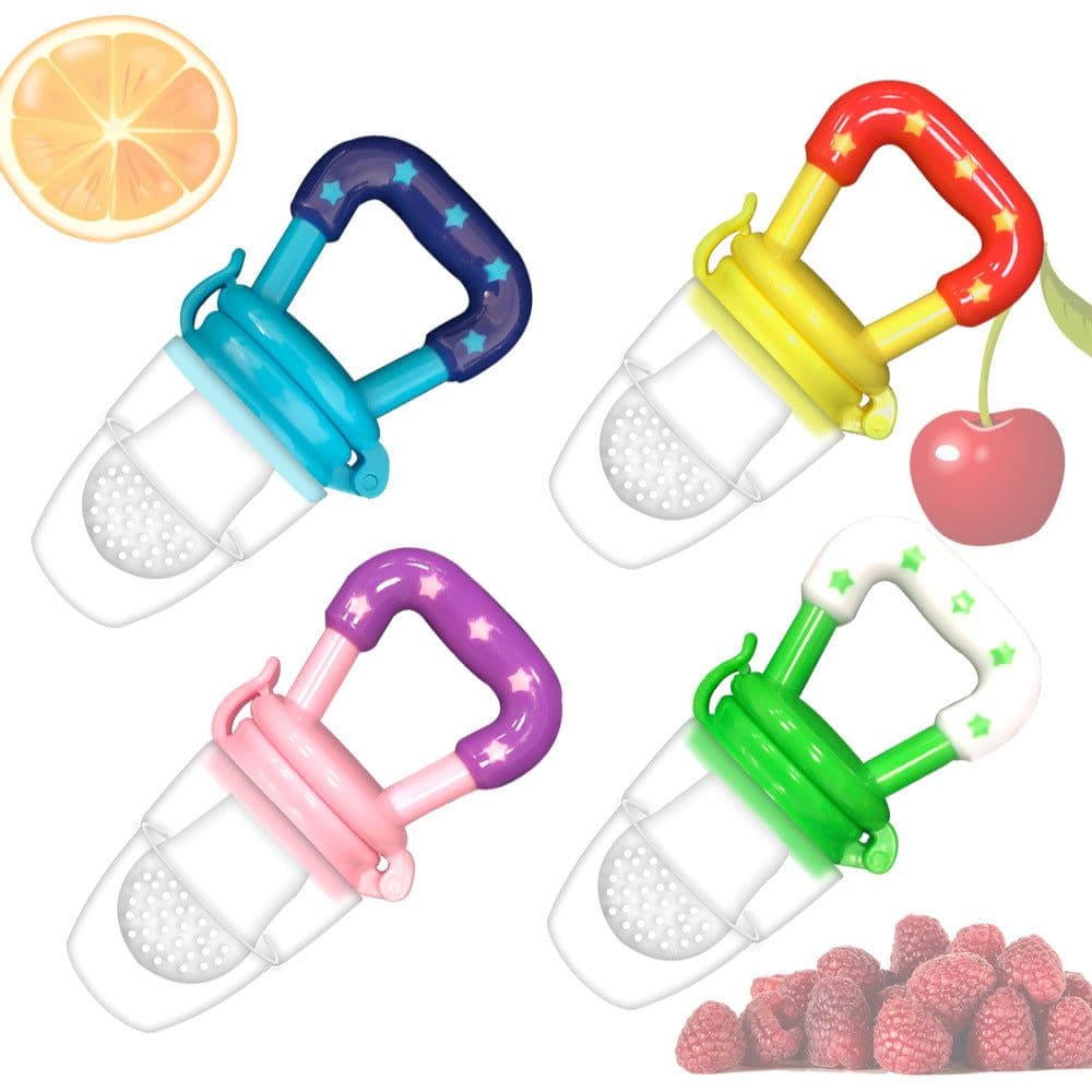 image-Baby Silicone Fruit Feeder Pacifier Nibbler - GNT Brand