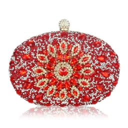 image-Sunflower Diamond Buckle Evening Clutch Shoulder Bag