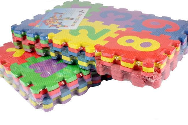 image-Zosai Children's Alphanumeric Puzzle Mat EVA Foam 36pcs 12x12cm