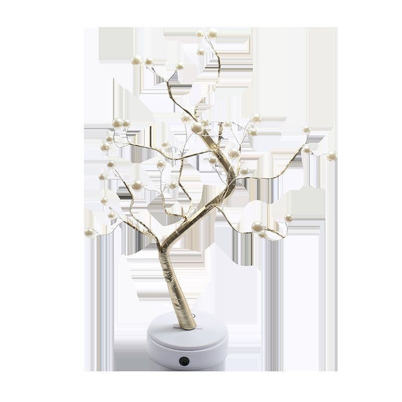 image-LED Tree Lamp Warm Light Copper Wire Battery USB Christmas Decor