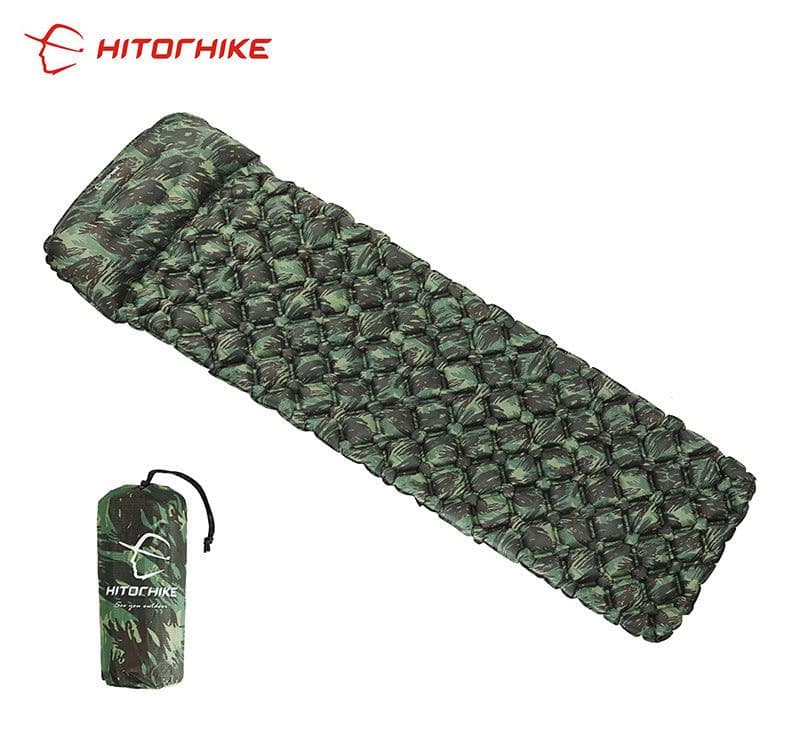 image-HITORHIKE TPU Inflatable Sleeping Pad 190x59x5cm Outdoor Camping Mat