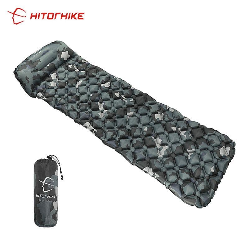 image-HITORHIKE TPU Inflatable Sleeping Pad 190x59x5cm Outdoor Camping Mat