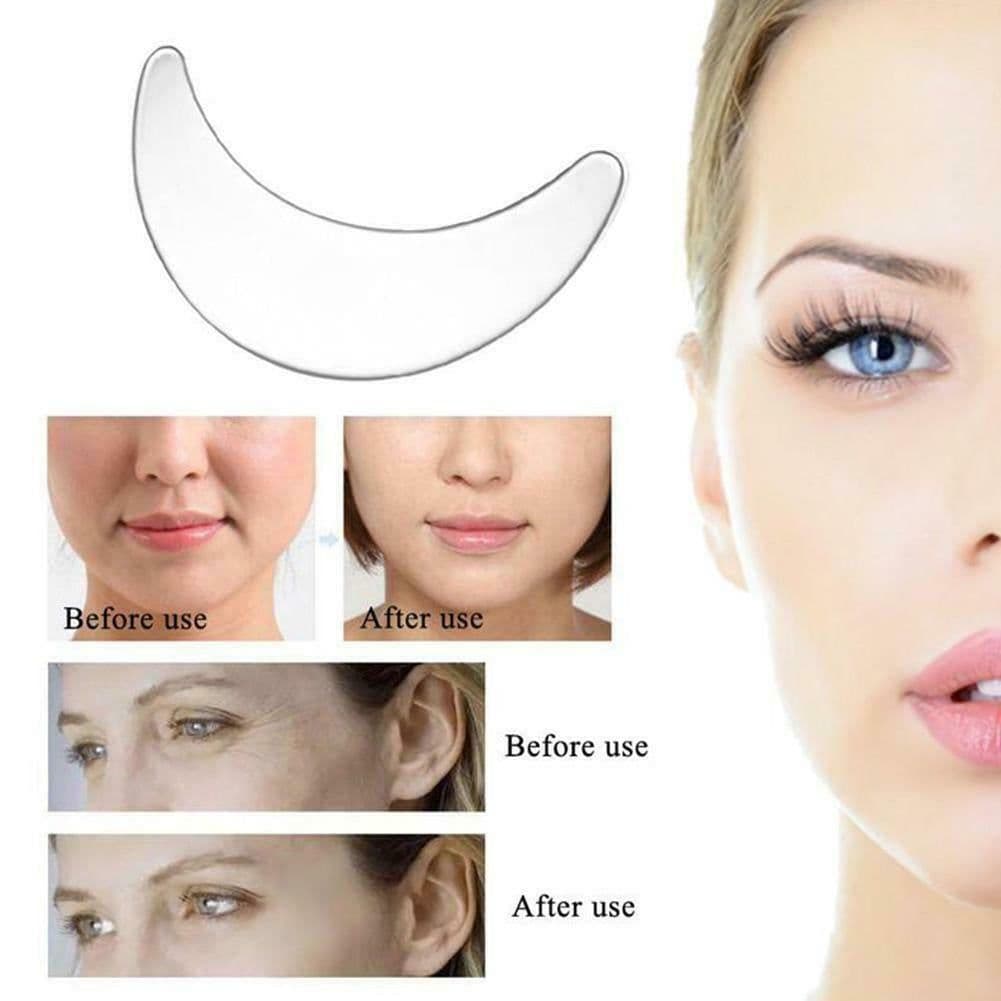 image-Silicone Anti-Wrinkle Patches for Face & Forehead, 16 Pieces