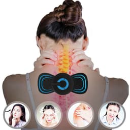 image-Portable Rechargeable Electric Neck Shoulder Back Massager